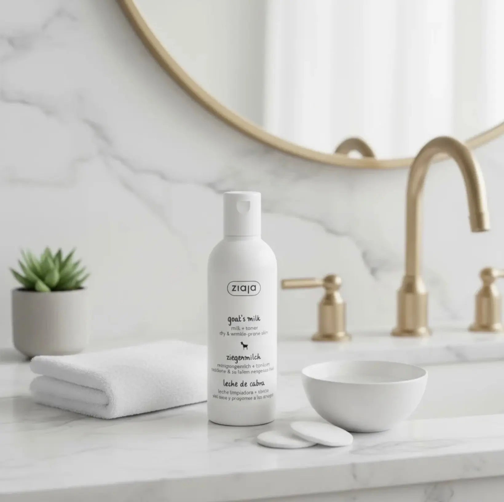 Lotion Démaquillante et Hydratante - Lait de Chèvre Ammera Beauty